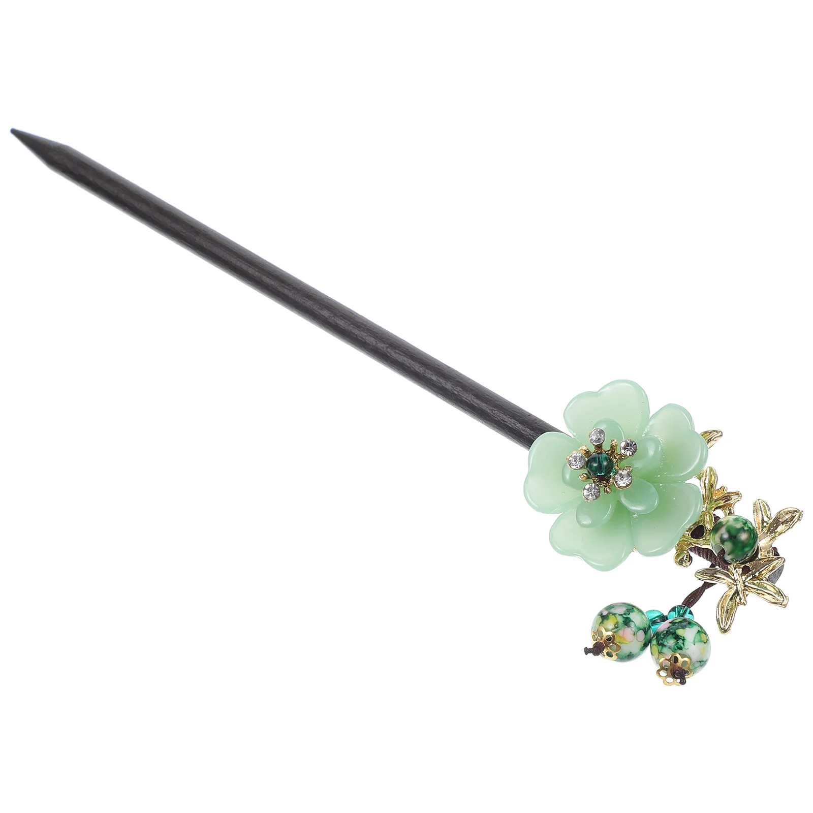 

Hair Gems for Women Hanfu Hairpin Japanese Stick Accessories Alloy Bun Chopstick