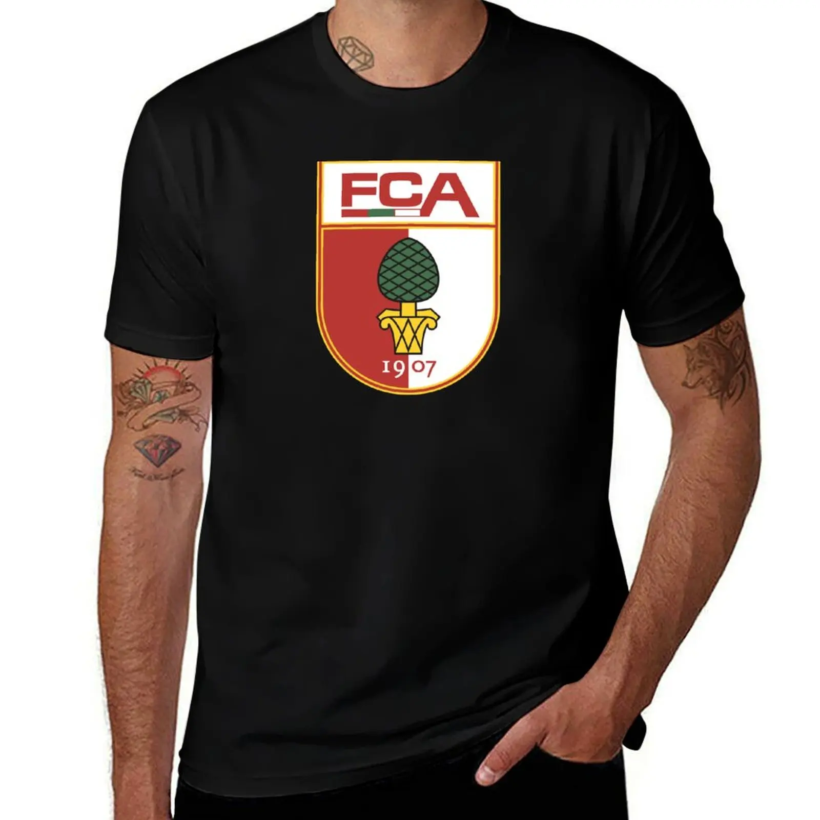 

T-Shirt on mens shirt Augsburg fc t graphic casual Style man t shirts Get