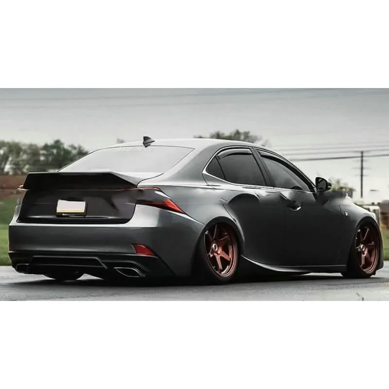

For Lexus 13-17 IS250 IS300H IS350 Carbon Fiber One-Piece Ducktail Back Cover Auto Parts Body Kit