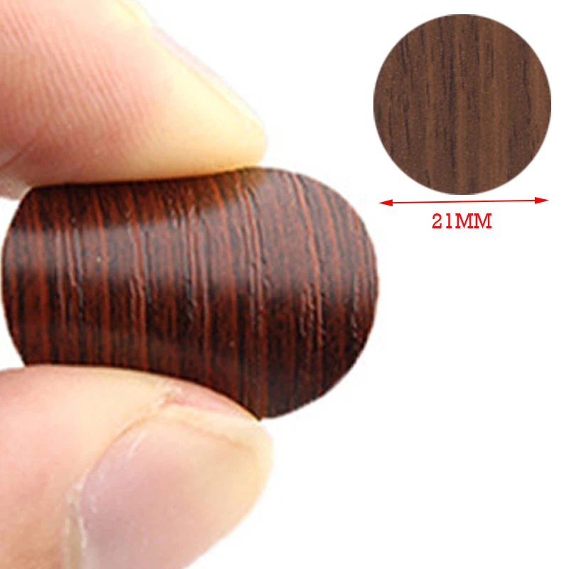 54Pcs 21mm Furniture Self Adhesive Screw Cover Cap Stickers Round Wood Craft Desk Cabinet Drawer Art Decorative Sticker