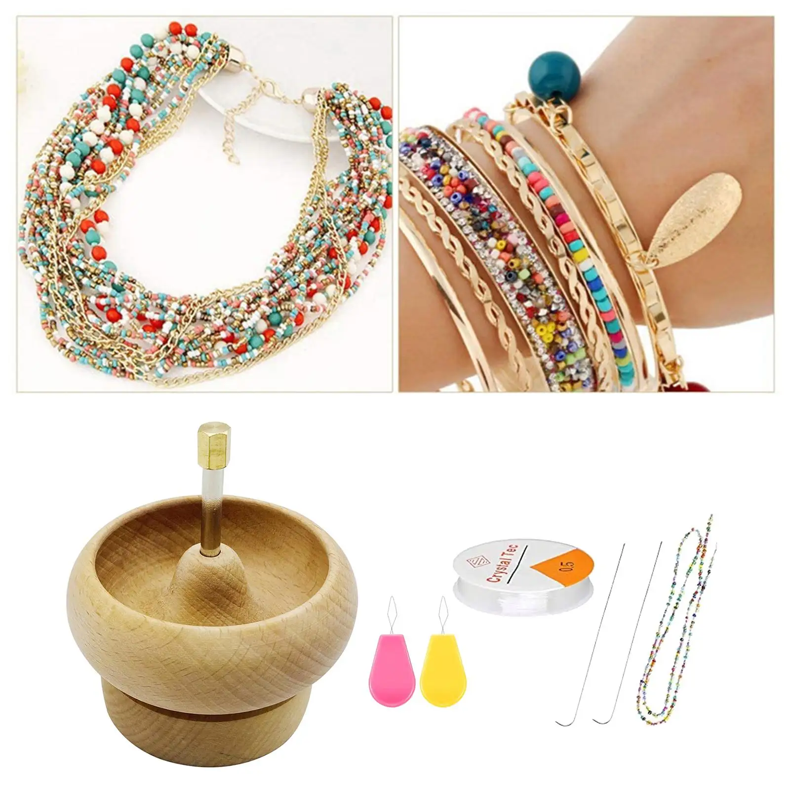 

Workshop Bead ner 2 Beading Bead Loader Kit for Crafts Jewelry