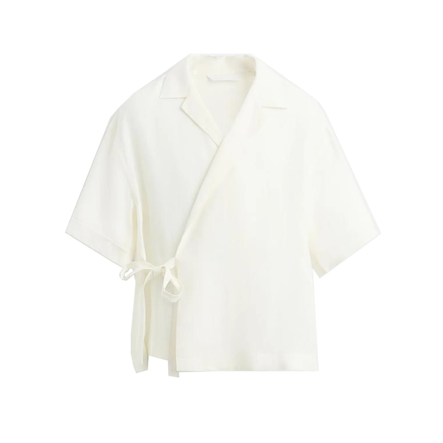 

Summer New Men's irt Lightweight Linen Mixed Loose Fit Turn-down Collar ort Sve Faionable Breathable Skin-friendly