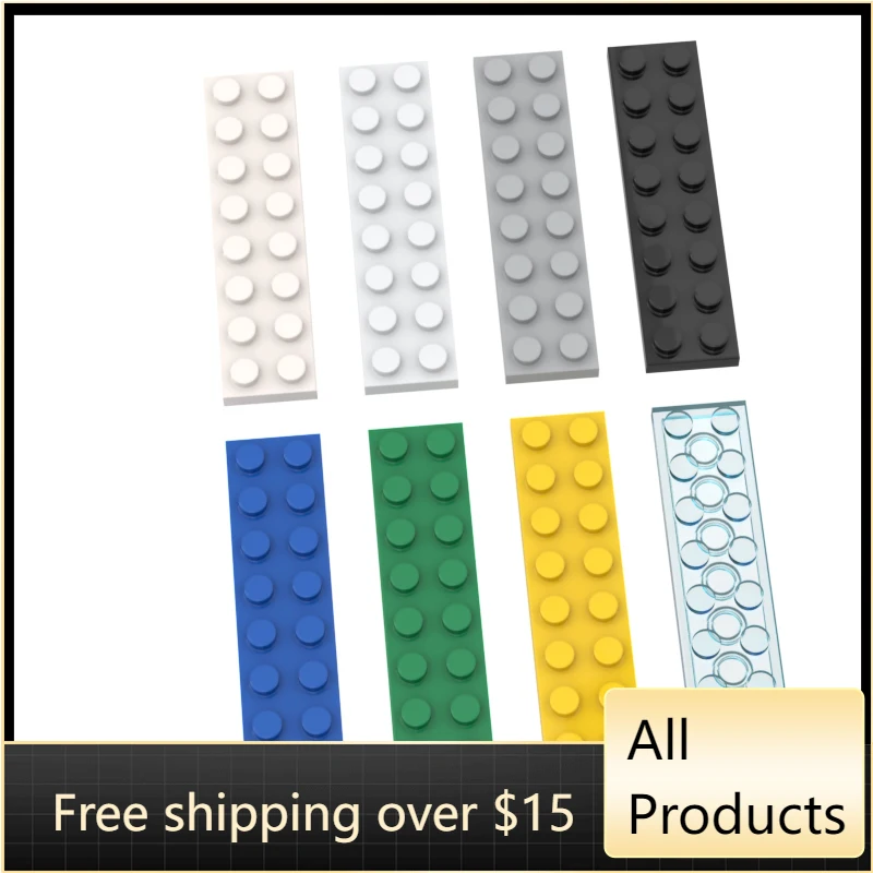 

10PCS Build MOC Compatible Assembles Particles 3034 2x8 For Building Blocks Parts DIY Toys Educational For Children Kids Gift