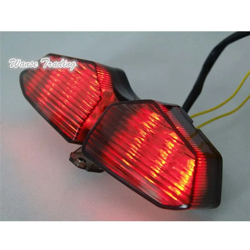 waase For Yamaha YZF R6 2003 2004 2005 Tail Light Brake Turn Signals Integrated LED Light