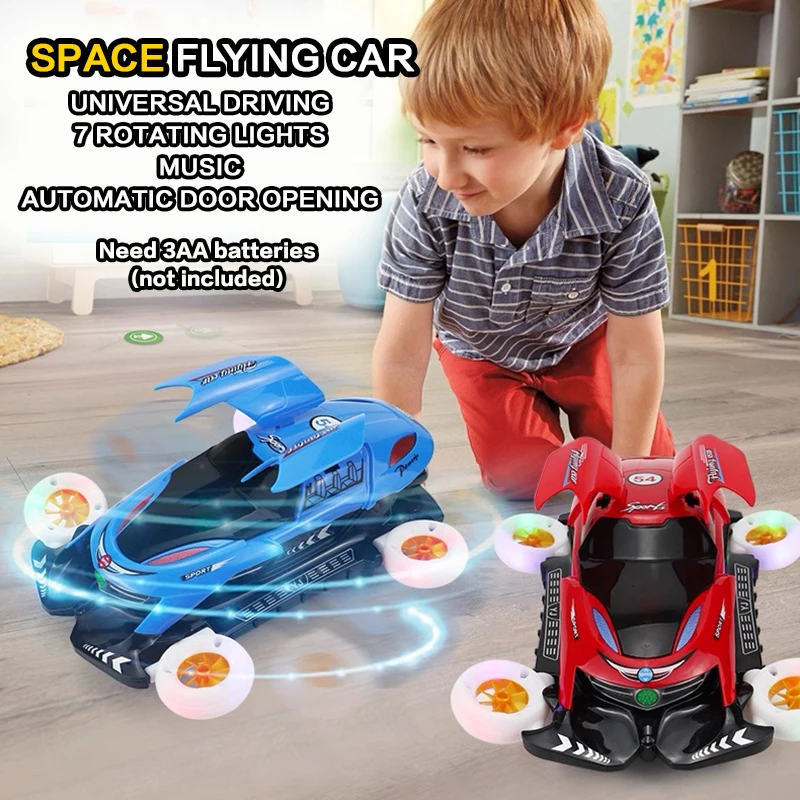 Stunt and Cool Transformable Flying Car, Boys' Cool Electric Toy Car, Holiday Gift, 360 ° Rotation