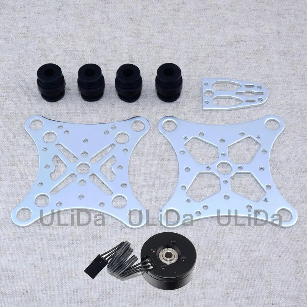 Pièces de mise à niveau de cardan, support en aluminium à 2 axes à 3 axes avec moteur sans balais 2805