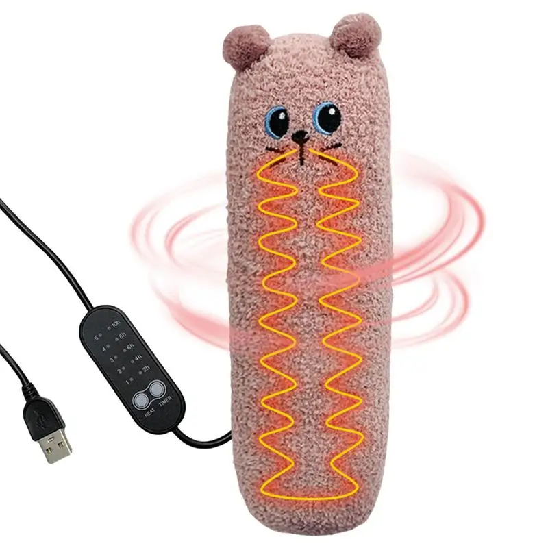 Heated Stuffed Animals Comfortable Small Heating Pad Plug In Heating Pad USB Heating Pad Animal Heating Pad With Timer For Home