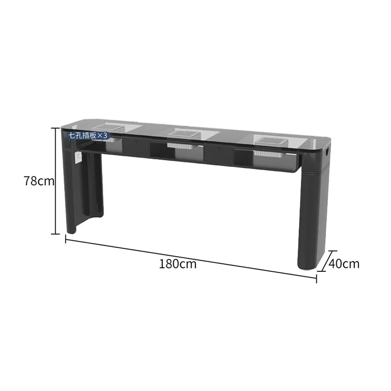 طاولة أظافر فاخرة للتجميل، معدات احترافية محمولة حديثة، مكتب أظافر، أثاث صالون Meuble Onglerie البسيط