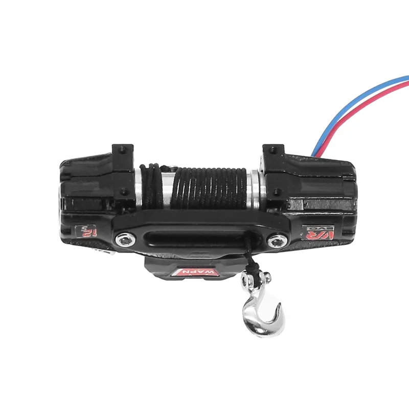 MACH-accessoires pour 1/18 TRX4M 1/24 RC, mise à niveau, Simulation de treuil automatique en métal, pièce de rechange simulée