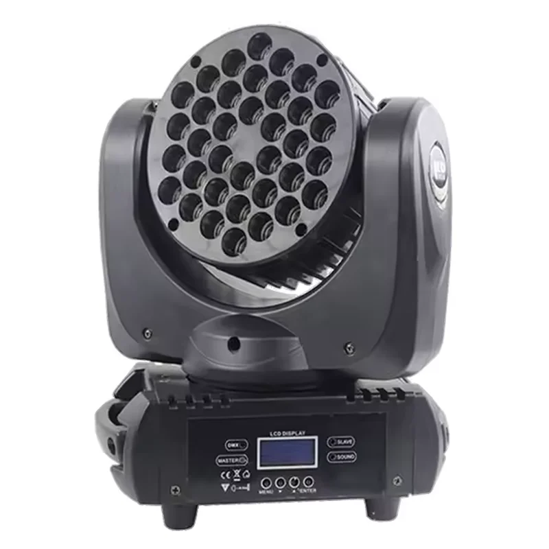 zoom wash led moving head light 36x3w luz para show de palco disco dj festa clube bar 01