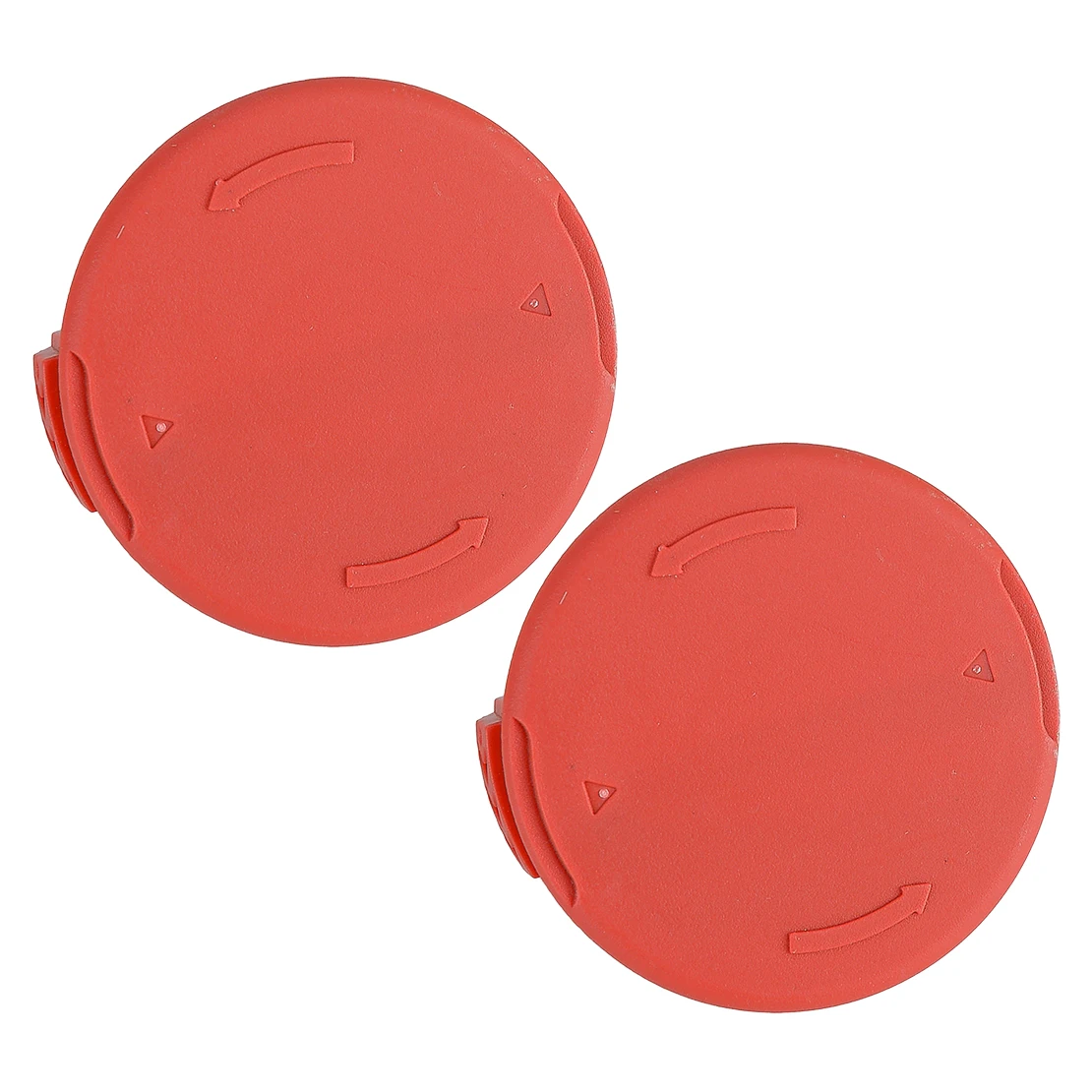 2pcs Trimmer Head Spool Cap Cover Replacement Red ABS Fit for Hyper Tough 20V Max Cordless