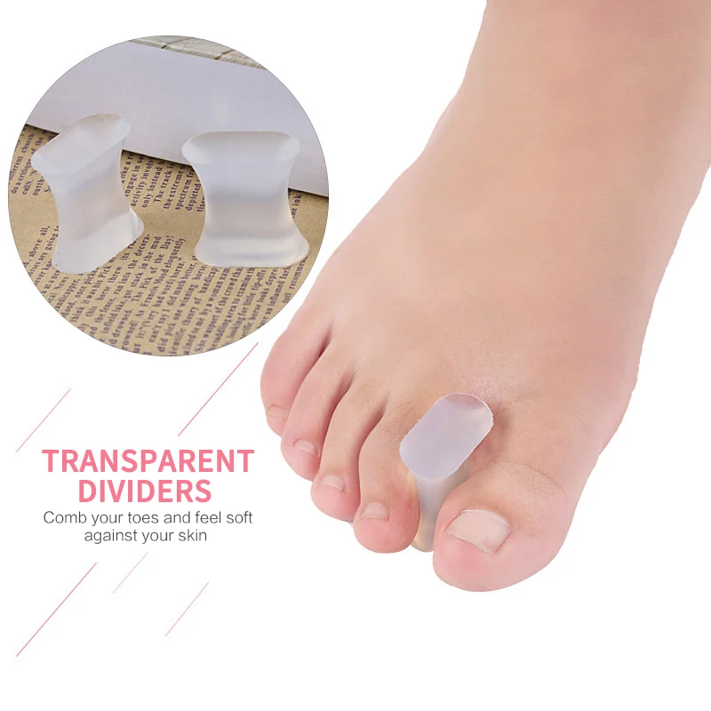 Toe Stretcher Hypoallergenic Ergonomic Design Relieve Toe Pain Easy To Use Reusable And Washable Toe Separator For Bunions