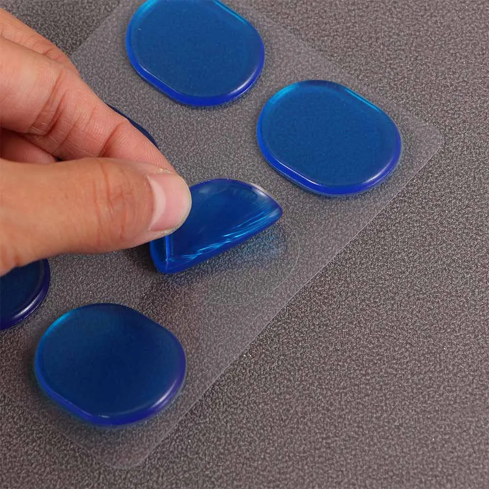 

Drums Tone Control Non-toxic Shock Absorbing Percussion Transparent Drum Gel Pads Silicone Pads Drum Damper Drum Mute Pads