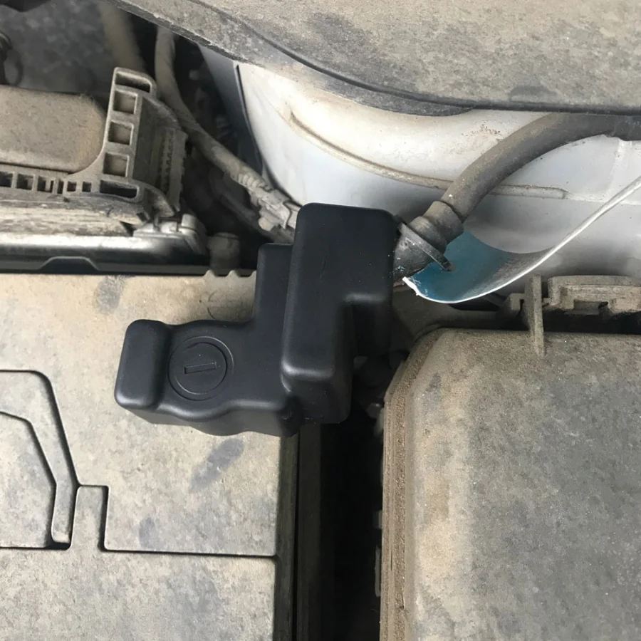 New Non-flammable Negative Power Car Battery Cover Waterproof Car Battery Protection Cover for Hyundai Creta Ix25 2015 2016 2017