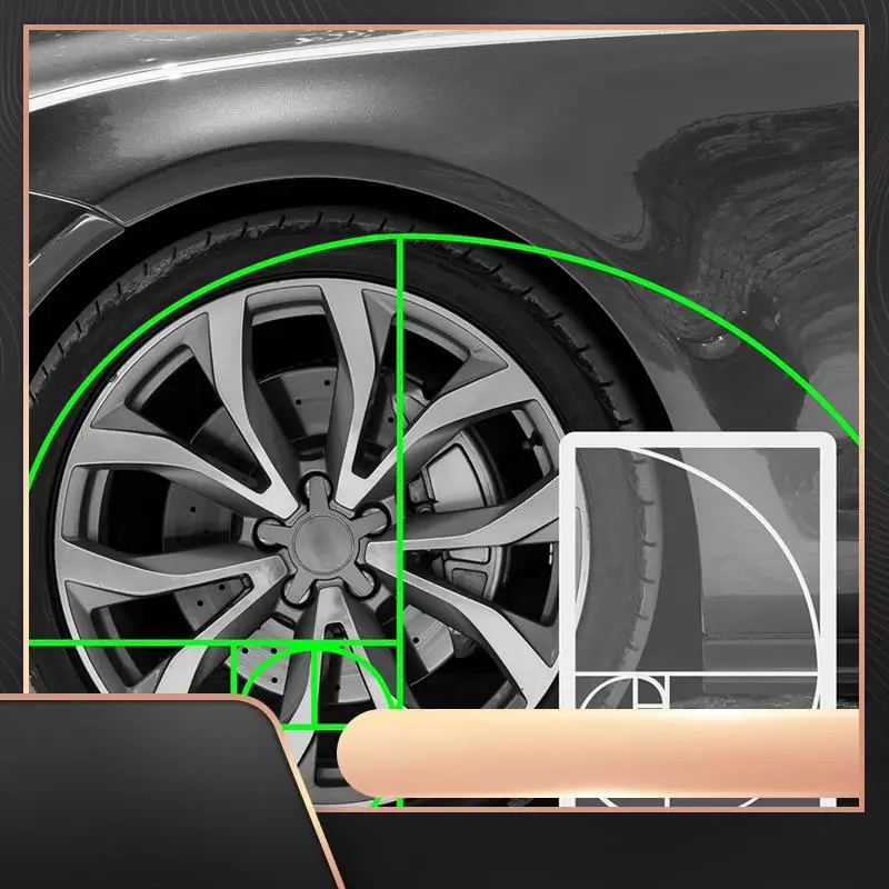 

Измерители Золотое соотношение Фото Обзор Позиционирование Линейка Перегляд Белый 3 шт.