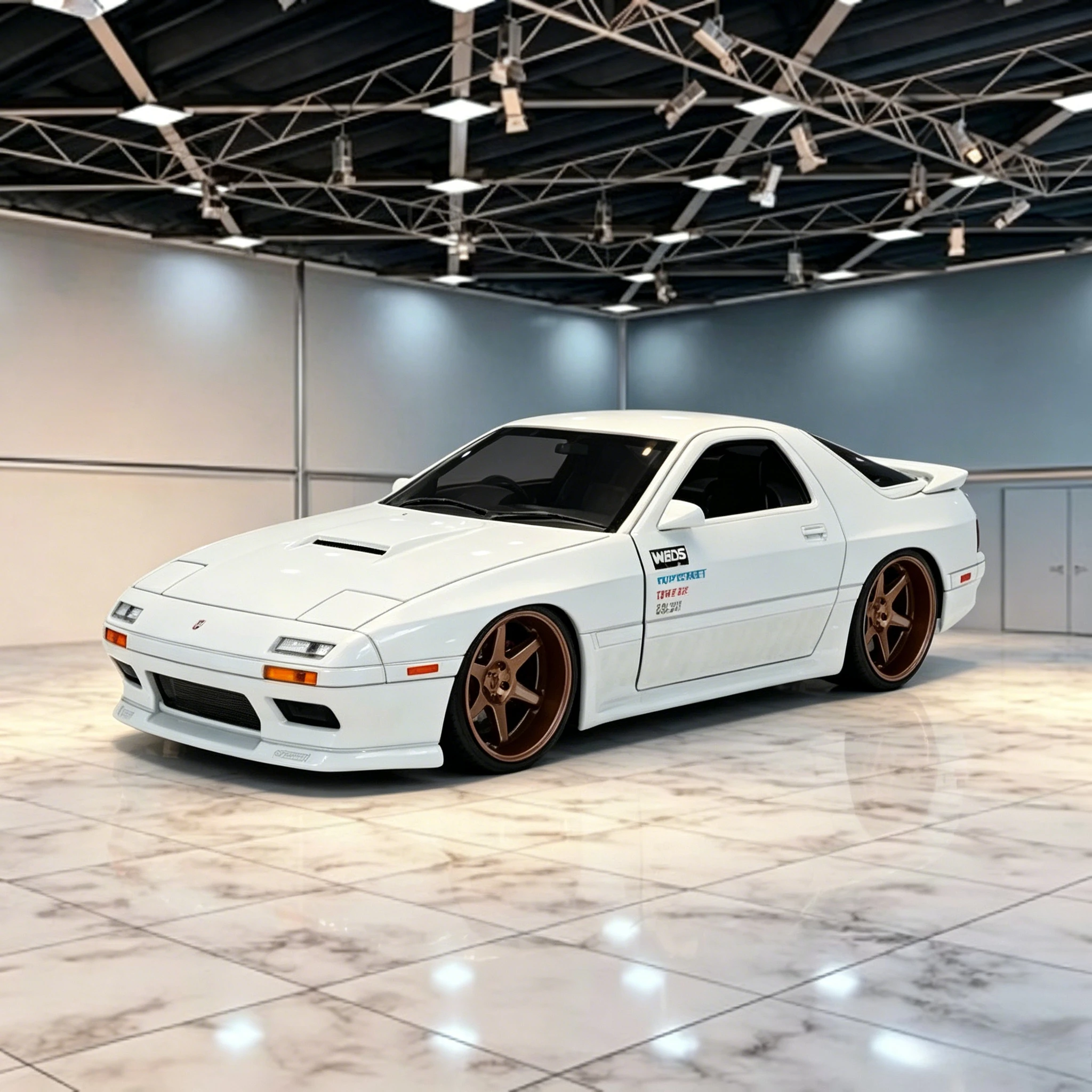 

Jada 1:24 1985 RX-7 FC High Simulation alloy collectible car model toy gift