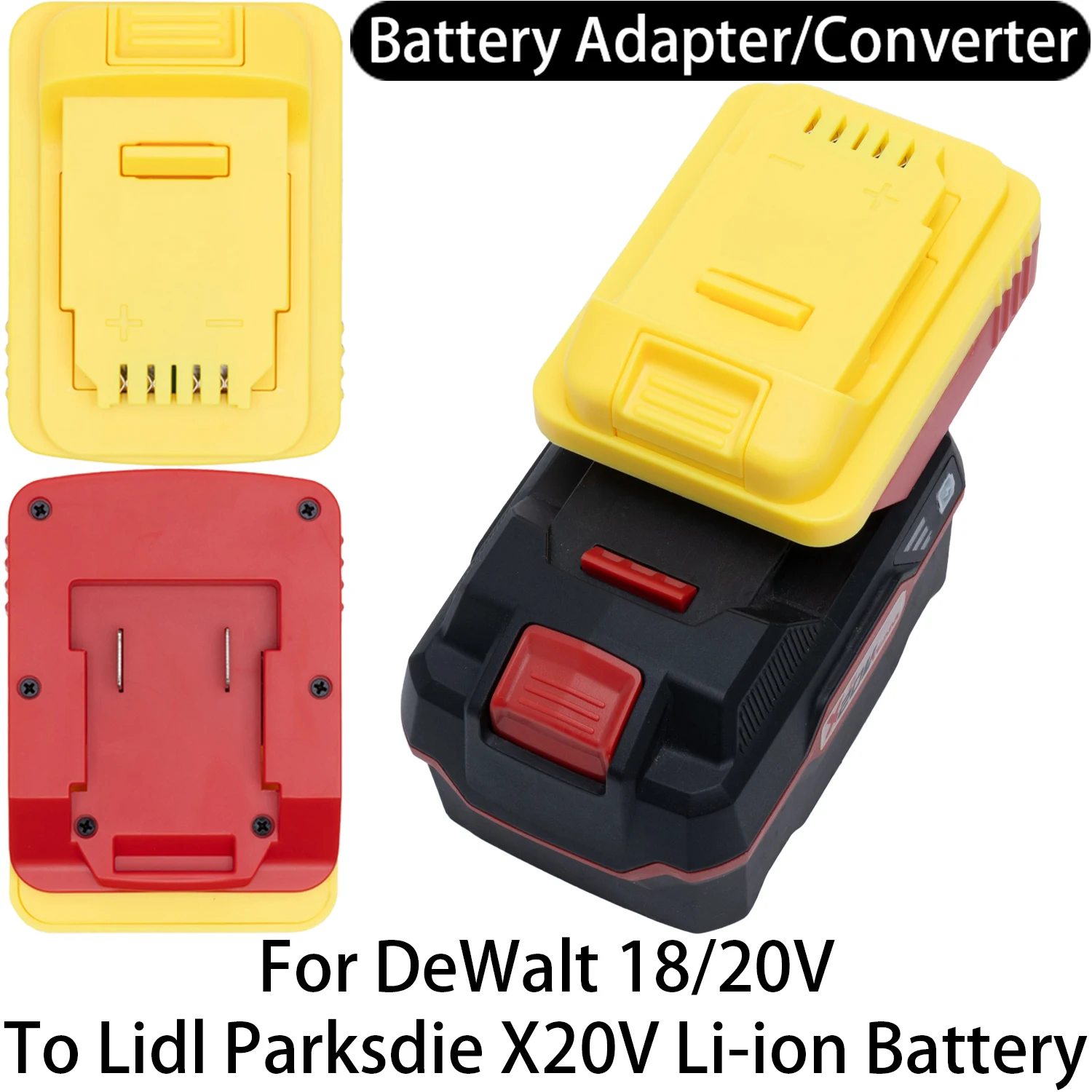 Adaptateur Batterie DeWalt 18V Vers Outils Parkside X20V – Compatible Lidl, Tout En Simplicité !