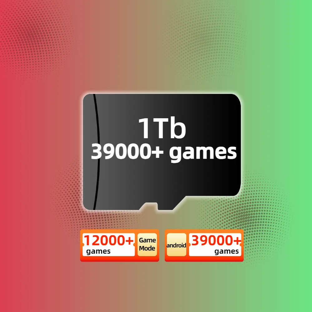 Game Card For Anbernic RG557 Retro CLASSIC WIIU ARCADE GAMECUBE Gaming Console CARDS