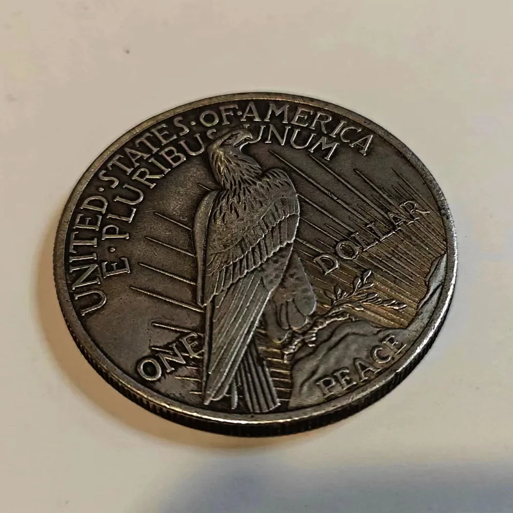 America Wanderer Coin Angel and Eagles Pattern Commemorative Coin Collection Crafts Souvenirs Ornament