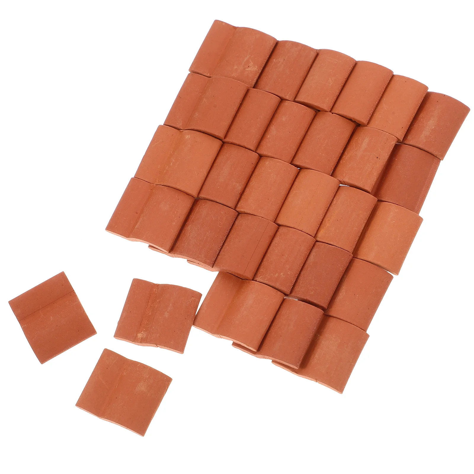 

60 Pcs Simulated Building Tiles House Accessories Miniature Toy Dolls Supplies Miniatures Photo Prop Furniture Models