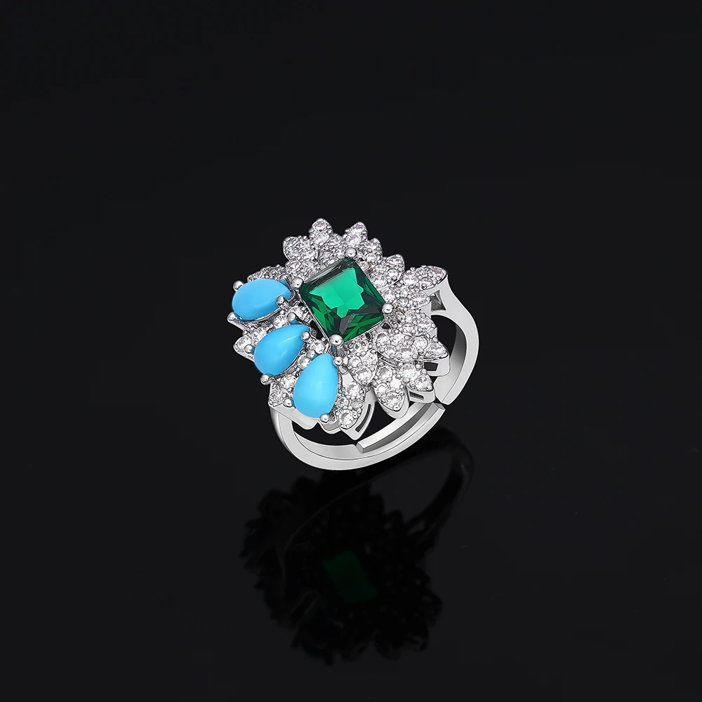 

2025 циркон супер роскошные кисточки с каплями воды, большие свадебные ожерелья, серьги, 4 предмета, нигерийский Дубай, женский комплект ювелирных изделий