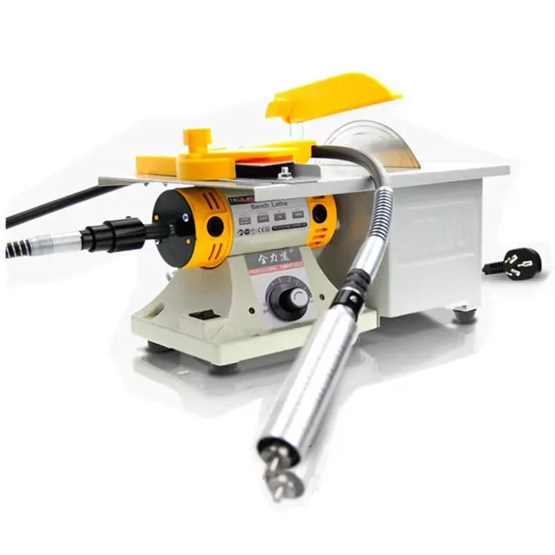 

350W Multifunction Mini Table Saw Stone Polisher Jade Engraving Machine Grinding Polishing Machine Jade Cutting Machine.