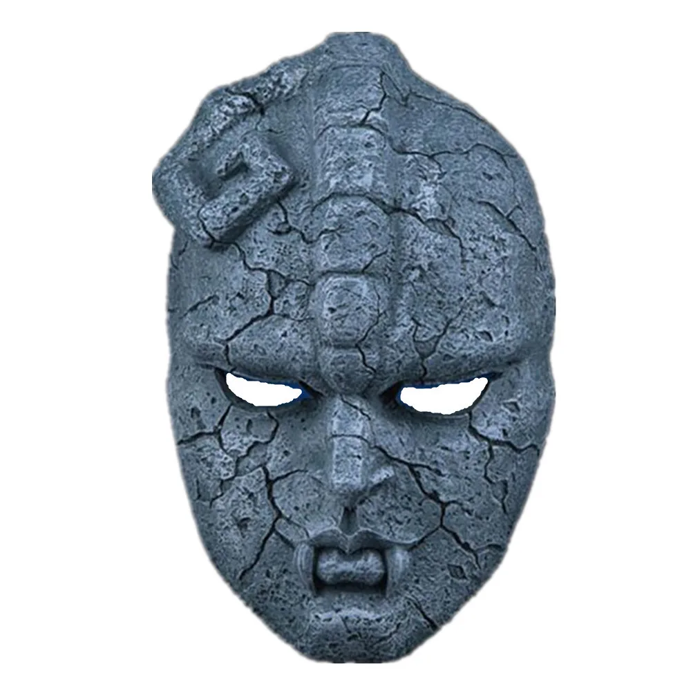 SingXeng Anime JoJoโs Bizarre Adventure Cosplay Mask Phantom Blood Stone Mask Gargoyle Theme Masquerade Mask Halloween Party