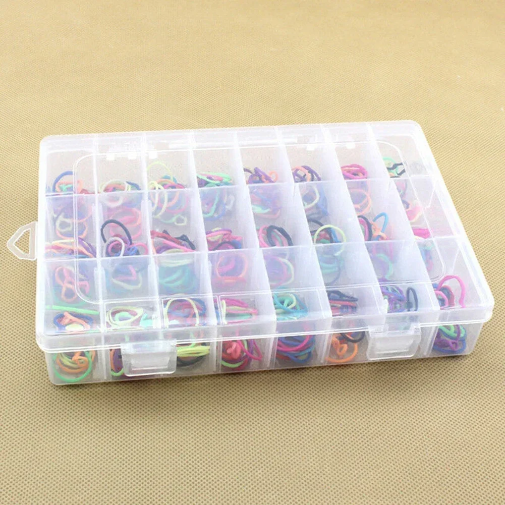 Box Storage Box Jewelry Multi Functional 1x Replace Standing Multi Functional Organizer 24 Compartments Bead