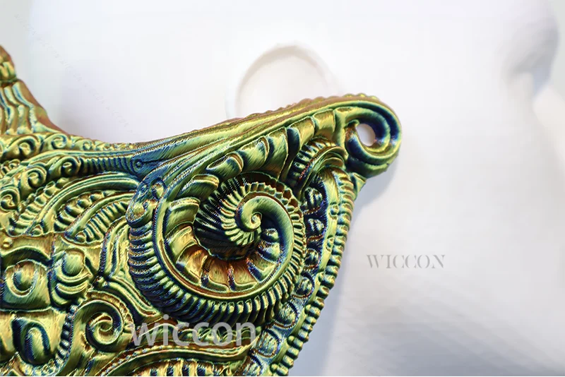 فروي أنيمي لعبة خمر Prajna الجمجمة قناع تأثيري ثلاثية الأبعاد حمض البوليلاكتيك الدعائم قناع 4 ألوان أنماط العصور القديمة دعوى كوس مخصصة