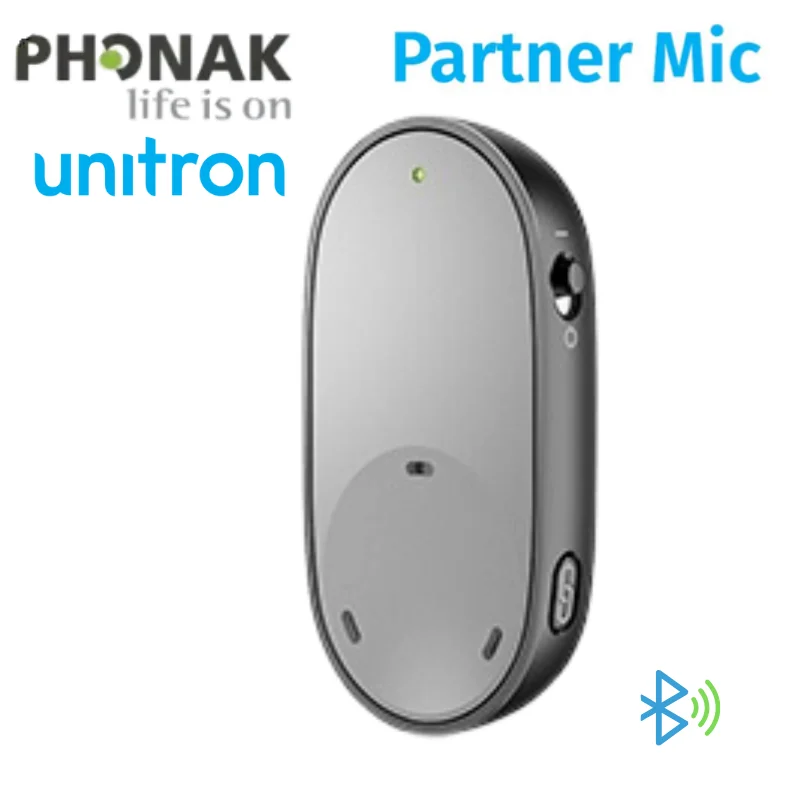 Phonak Unitron Partner Mic Wireless Microphone One-to-One Conversations Compatible with Phonak Hearing Aids
