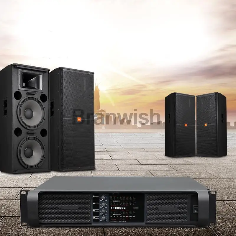1350/2350W  Power Amplifier 2/4 Channel Line Array Sound System Professional Audio 2U Post Amp For Stage Home Theather DJ