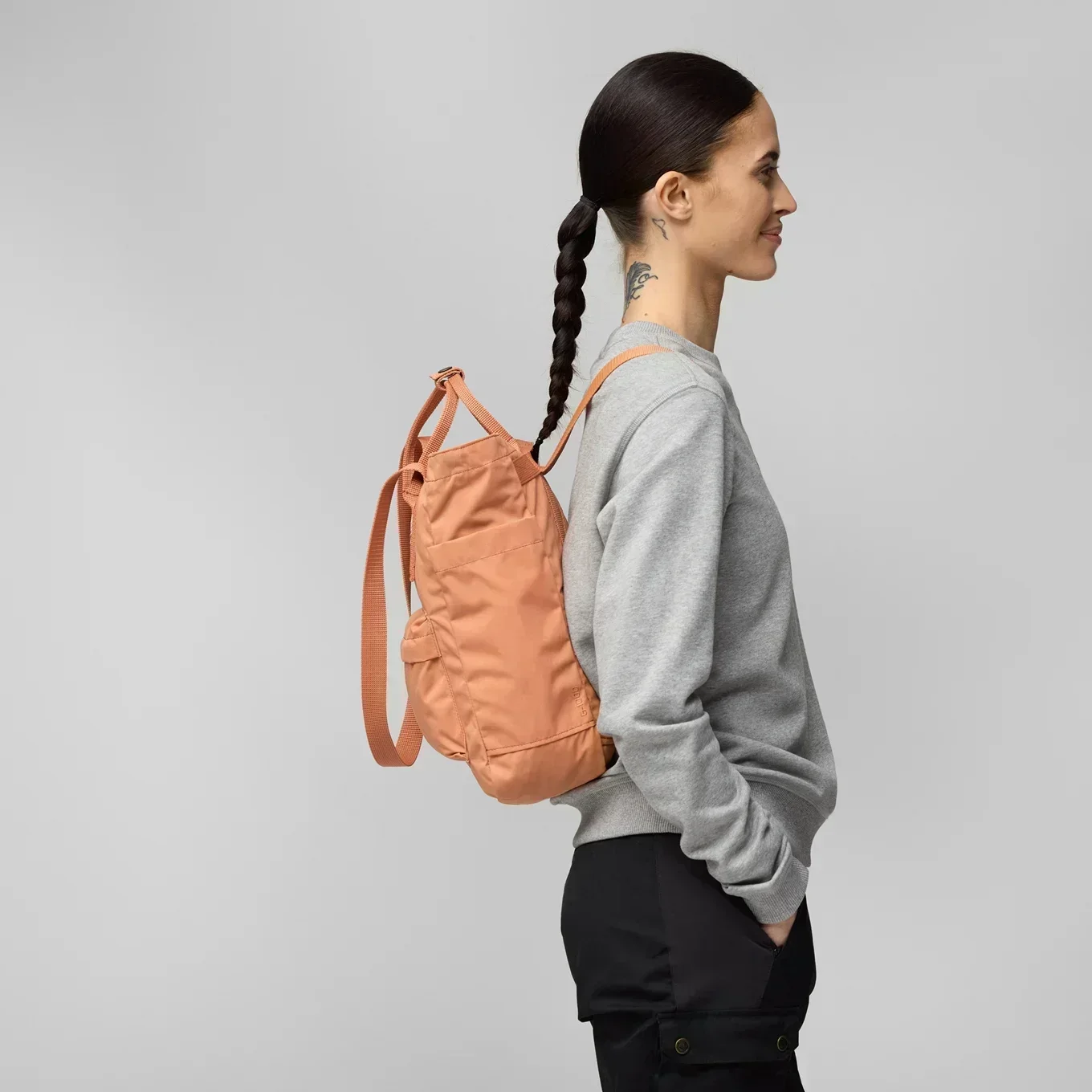 حقيبة كتف Fjallraven Kanken الأصلية بحزام كتف قابل للتعديل حقيبة كتف مزدوجة عصرية حقيبة قماش قنب خارجية محايدة #6