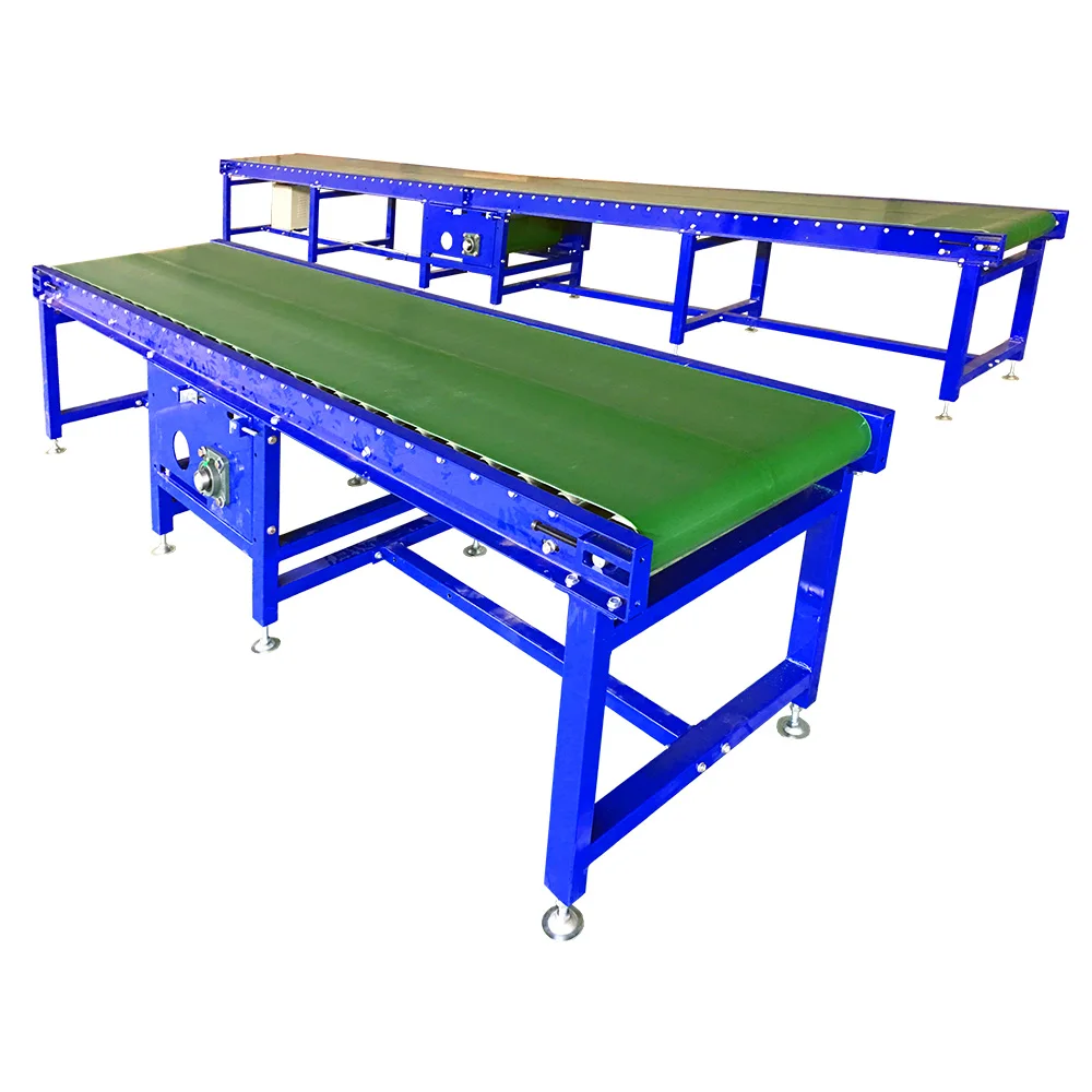 

High-quality automated industrial belt conveyor system for assembly line material transportation