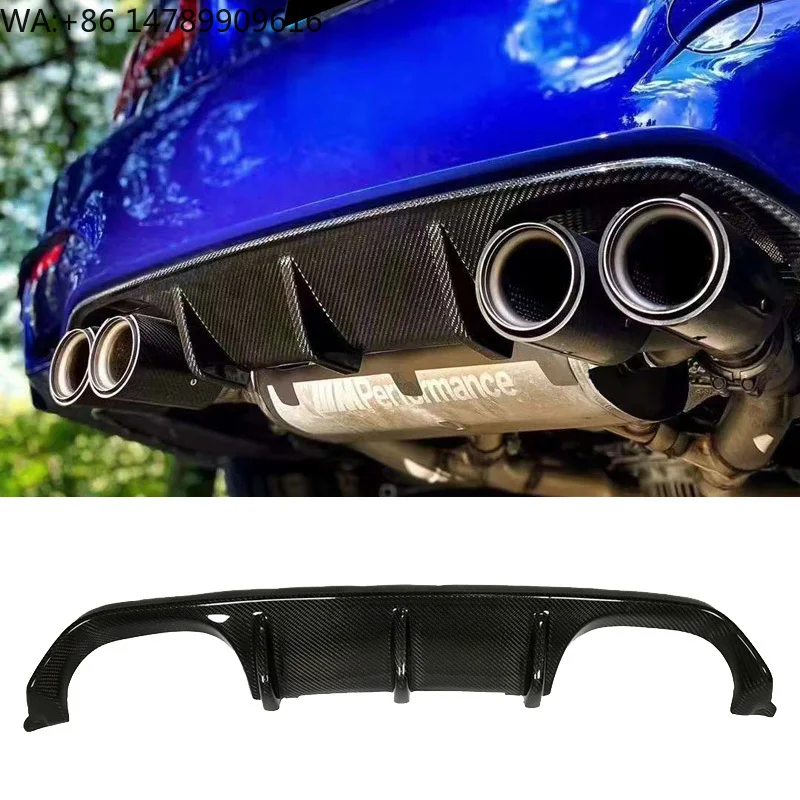 MP Carbon Fiber Rear Diffuser Lip Rear Bumper Spoiler for  F80 F82 F83 M3 M4 2014-2019