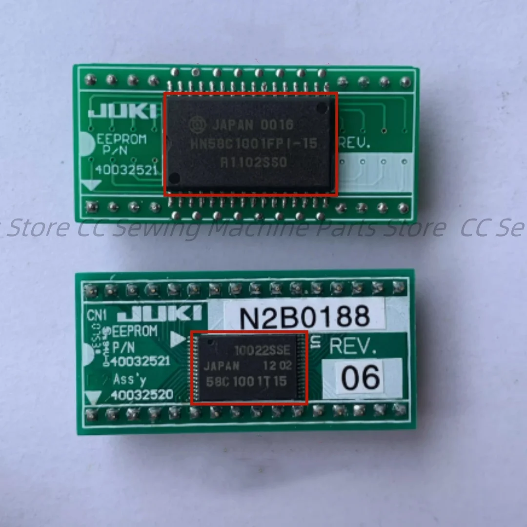 Motherboard Chip, IC Small Circuit Plate, Eeprom Memory HN58C1001T-15 for Juki 1790 1900A LK-1900A Pattern Sewing Machine Parts