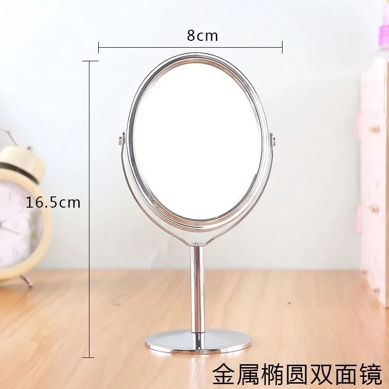 3/4/5/6 بوصة مرآة ماكياج خمر 3x مرآة ماكياج سطح المكتب الأوروبي مزدوجة الوجهين مرآة ماكياج الحد الأدنى