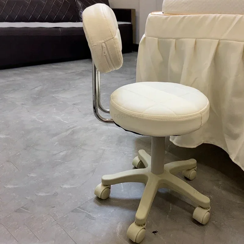 

L Tabouret Rond Simple, Meubles De Salon De Beauté Modernes, Chaise De Maquillage À La Maison