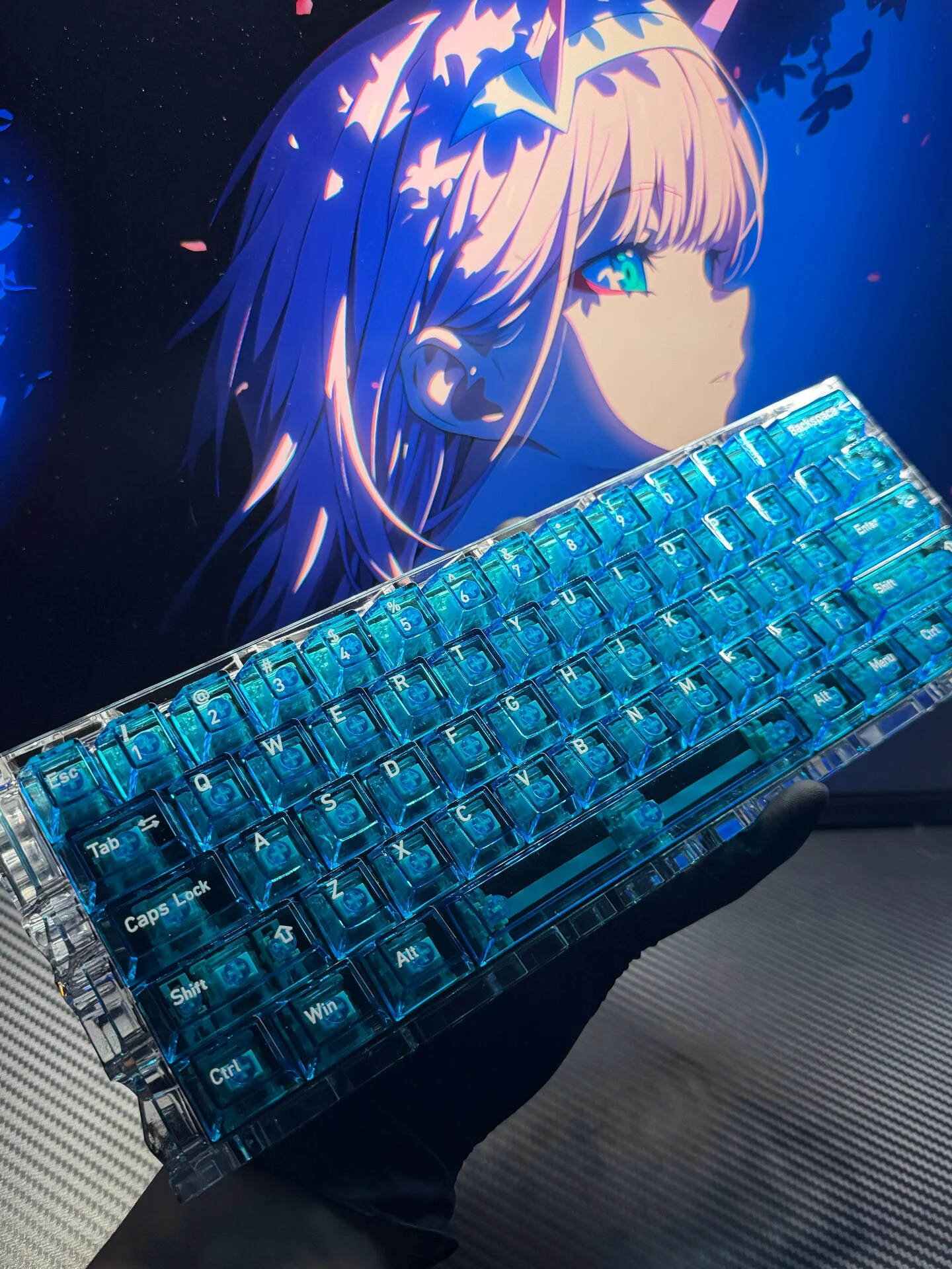 Custom Brand New Unused Full Mod Custom HE Keyboard, Premium Magnetic Axis Kit with RGB for Gaming Setups Gift