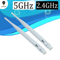 2.4GHz 5GHz 5.8Ghz Antenna 8dBi RP-SMA Connector Dual Band wifi Antena aerial SMA female wireless router 2.4 ghz antena 5.8 ghz