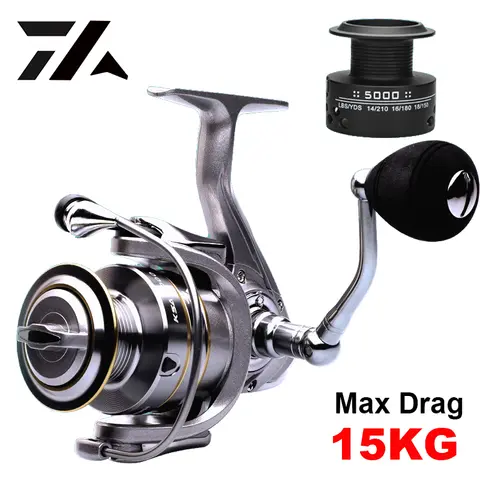 High Speed Double Spool Spinning Reel for Saltwater and Carp Fishing LIEYUWANG