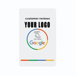 Impression de logo personnalisé, carte développe Google, augmentez vos commentaires, cartes NDavid universelles