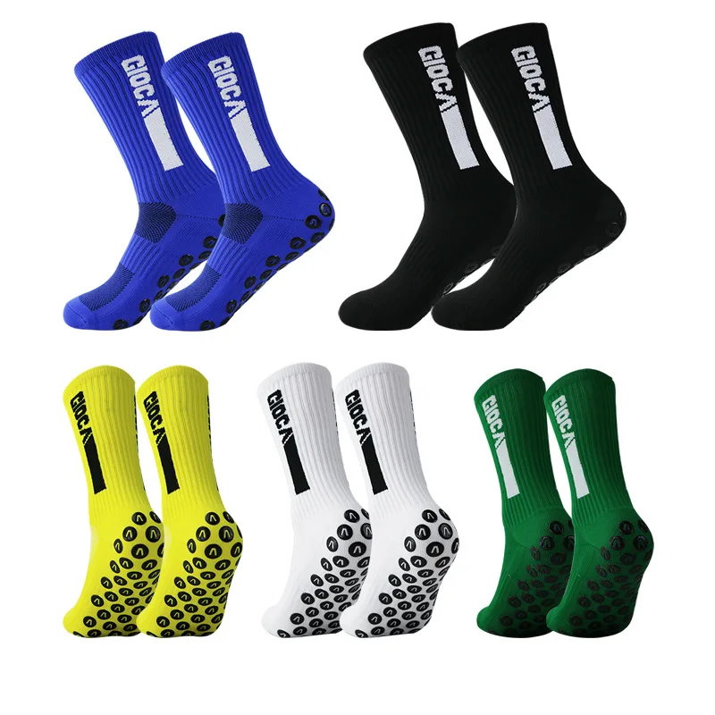 Calcetines antideslizantes de media pantorrilla para hombre, medias deportivas antideslizantes para ciclismo y fútbol, medias cálidas para EU38-45, 2023