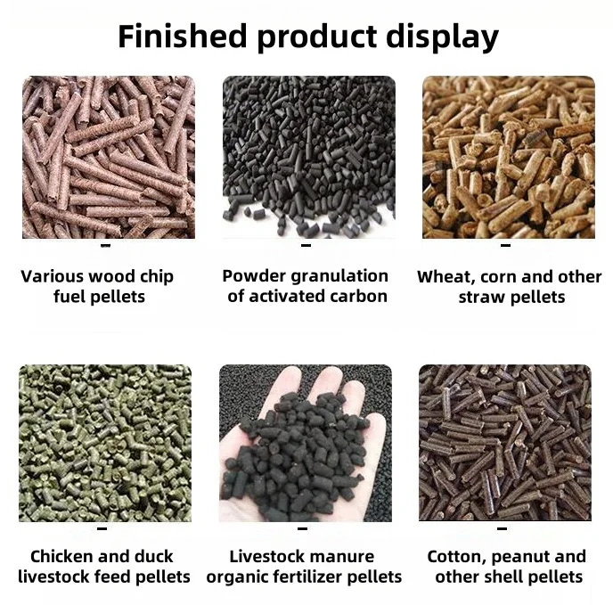 Wood Processor Machine for Pellets  Powered Wood Pellet Mill Loose Biomass Pellet Machine NP Brand