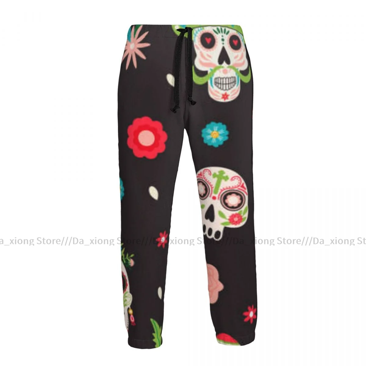 

Man Casual Pants Dia De Los Muertos Mexico Skulls Casual Trousers Sport Jogging Tracksuits Sweatpants Male Pants