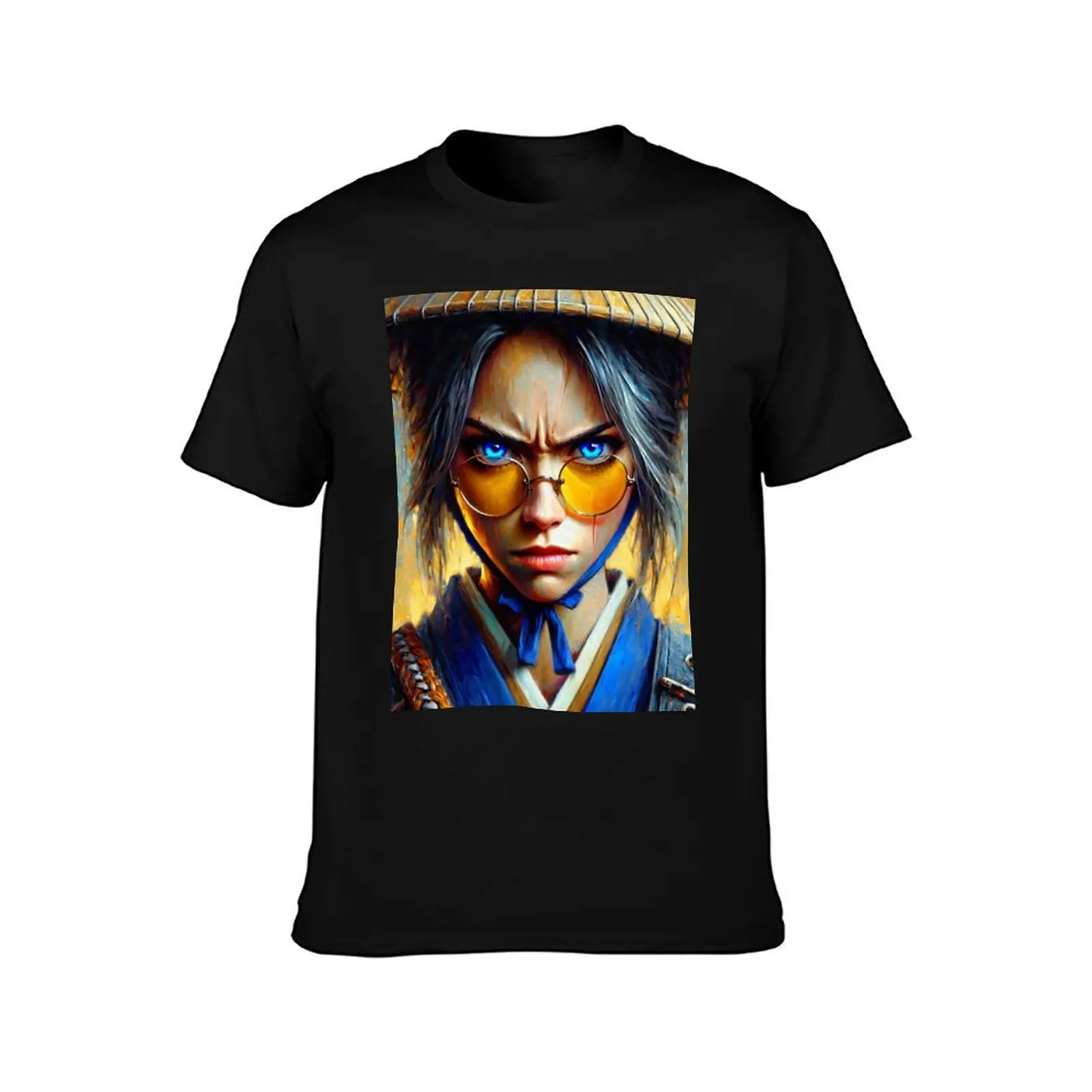 Mizu - Blue Eye Samurai vol.7 T-Shirt anime customs design your own customs heavy weight t shirts for men