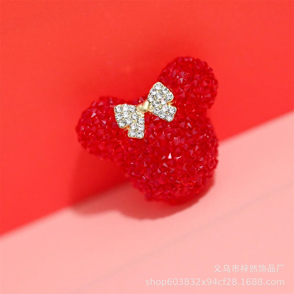 ST29 Cartoon Mouse Soft Sugar Beads Acrylic Beads DIY Phone Chain Bead Jewelry Accessories Loose Beads