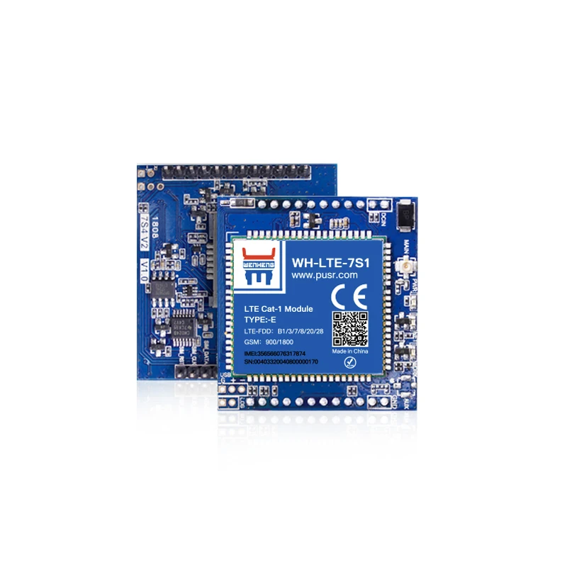 Módulo de comunicación WH-LTE-7S1-E CAT1-UART TTL 4G LTE CAT-1 Modem compatible con plataforma MQTT IoT