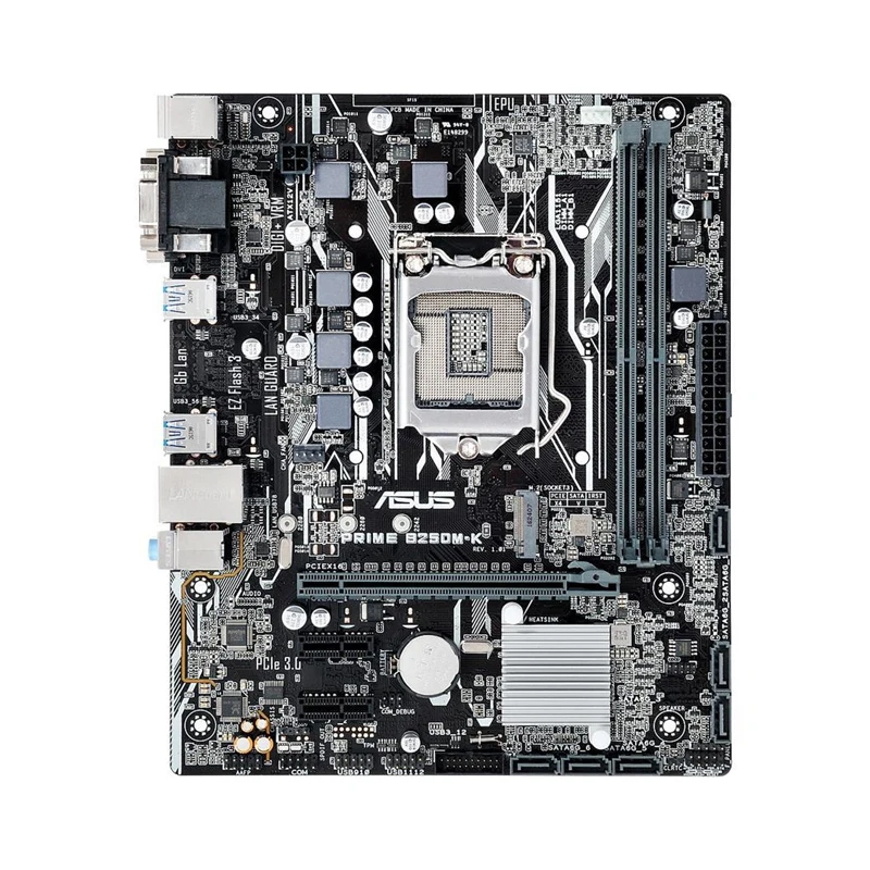 ASUS PRIME B250M-K Motherboard LGA1151 Unterstützung i7 7700K 6700K i5-7600K 6600K i3-7350K 6100 CPU DDR4 2400MHz SATA III NVME M.2