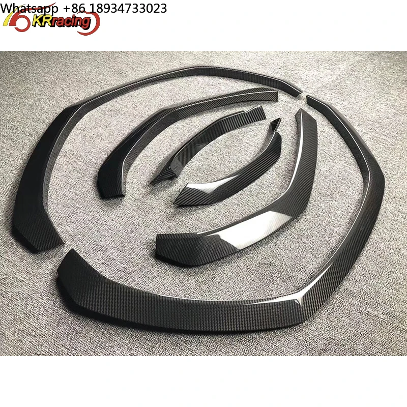 

OEM Style Dry Carbon Fiber Car Wheel Trim Wheel Eyebrow Fender Flares for Lambo URUS 2018-2019