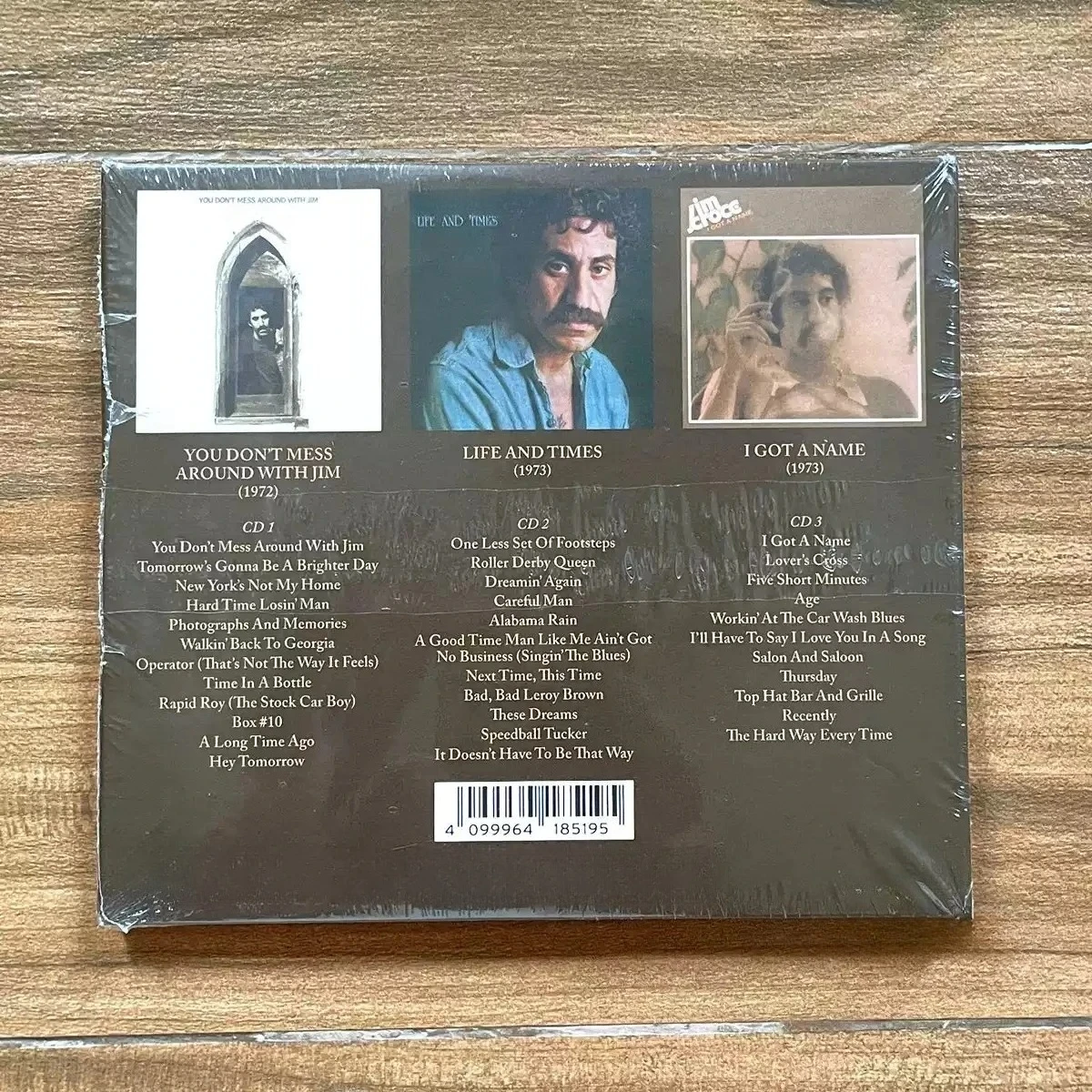 Warm Vintage 1970s Folk Rock Audio Disc Matte Hard Digipak with Soft Tone Guitarist Portrait Print Remixed Audio Tracks Fit
